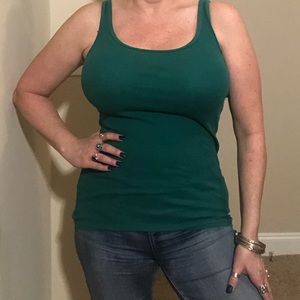 Mossimo teal ribbed tank